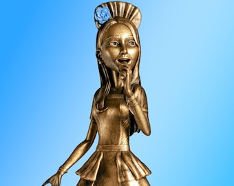 Figurine de Saiki Atsumi de Band-Maid, la chanteuse rock star