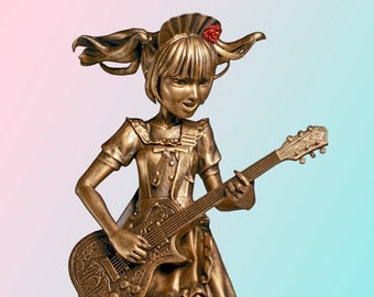 Figurine de Miku Kobato de Band-Maid, le guitariste et chanteur rock star