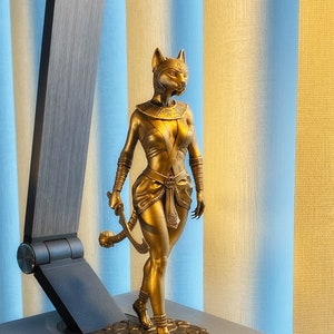 Statue of Bastet (a.k.a. Bast), ancient Egyptian Cat Goddess of beauty, fertility, music and arts