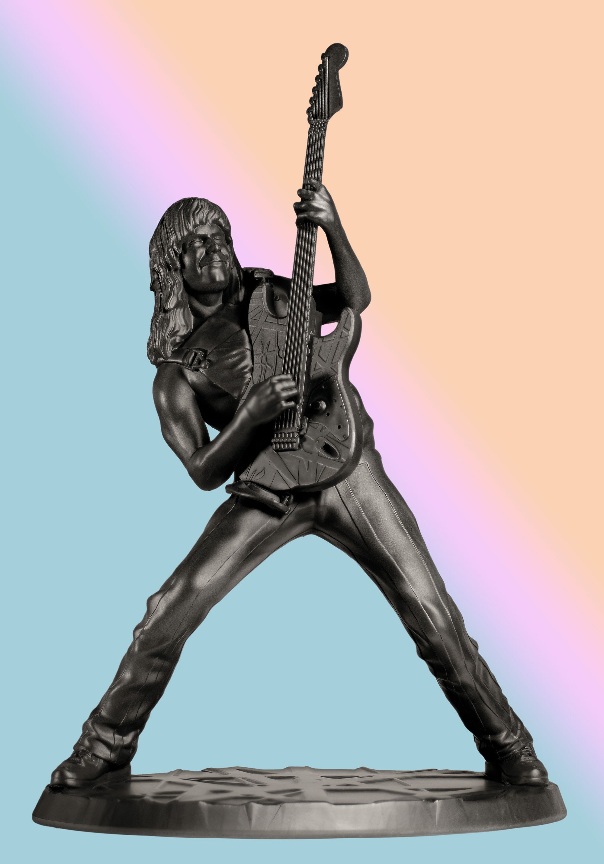 EDDIE VAN HALEN　置物　額　ピック　アート　インテリア　オブジェ Statue of Eddie Van Halen (EVH), Legendary Rock-star