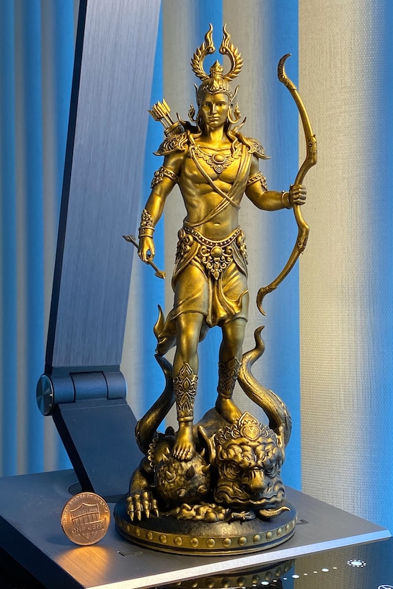 ヒンドゥー教 神話 ラーマーヤナ 猿神 オブジェ 置物 アンティーク 骨董