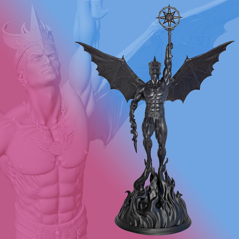 Satan Rising Lucifer Rising Statue, Fallen Angel, Satan, Devil in Christian Theology ...