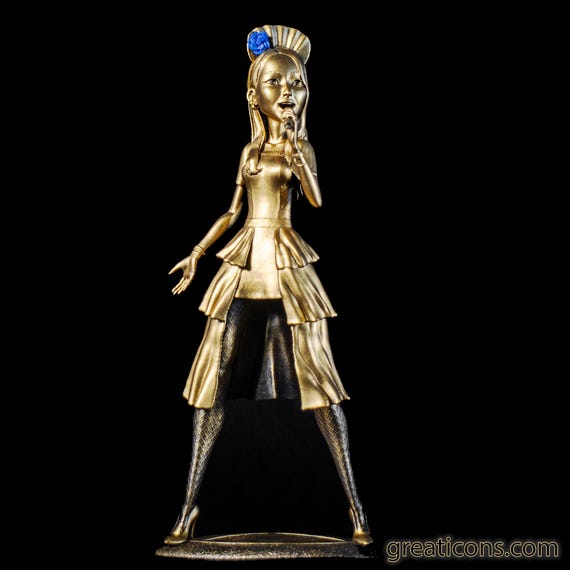 Figurine Chanteuse – Déco De Scène Ou Collection – Sans Marque
