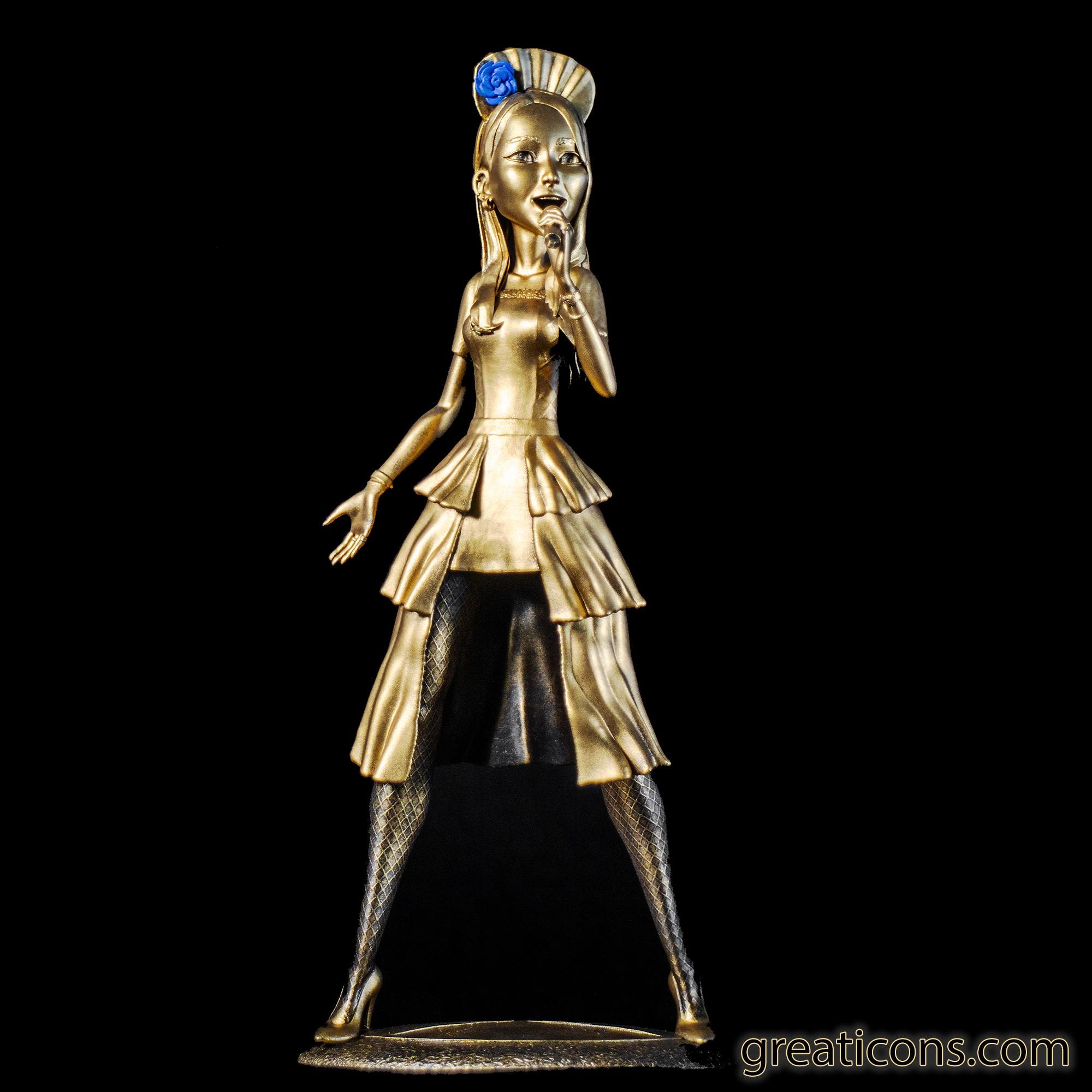 Figurine of Saiki Atsumi from Band-Maid, the rock-star singer