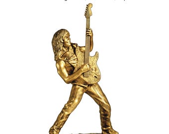 Statue of Eddie Van Halen (EVH), Legendary Rock-star Guitarist