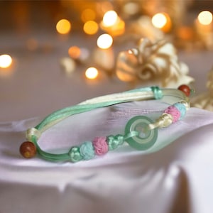 A Unique bracelet made with traditional Korean knotting-beautiful and stunning design