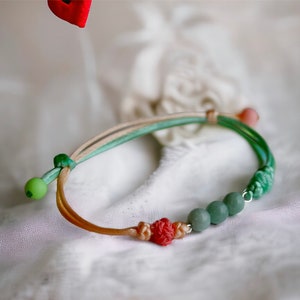 A Unique bracelet made with traditional Korean knotting-beautiful and stunning design