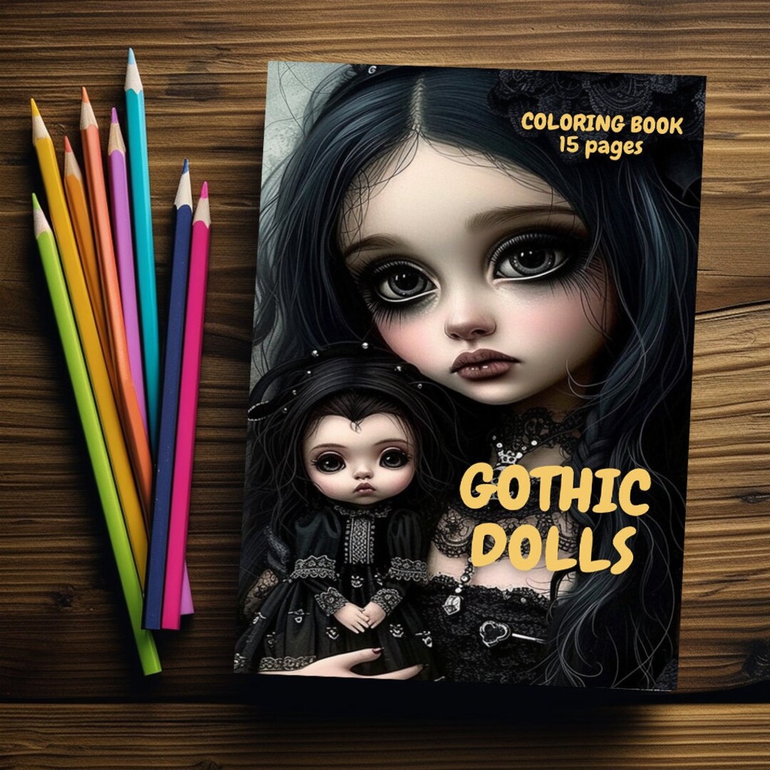 Halloween Coloring Book, Printable Halloween Book, Witch Girls Coloring