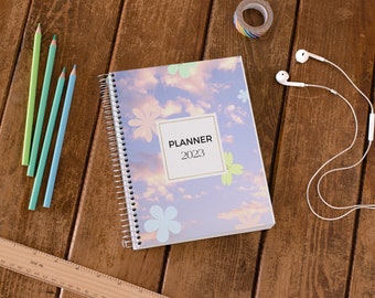 Printable planner 2022-2023 , monthly, weekly, Digtal planner, Goodnotes,  notes