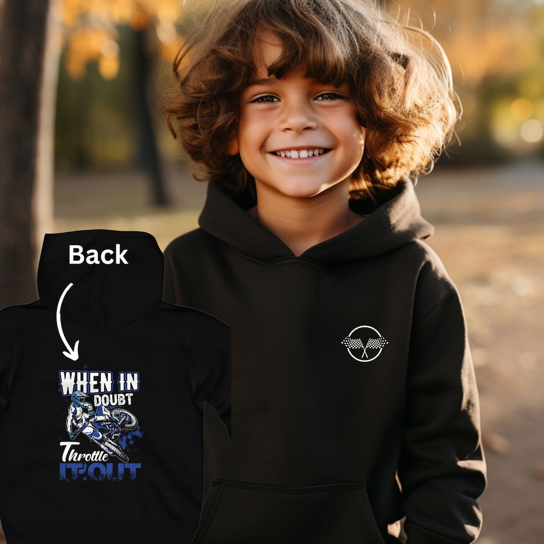 Boy Dirt Bike Sweatshirt Kids Motocross Shirt Dirt Bike Lover Tshirt