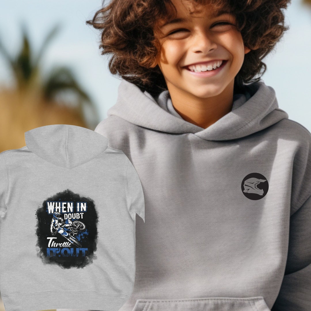 Dirt Bike Sweatshirt Kids Motocross Shirt Dirt Bike Lover Etsy