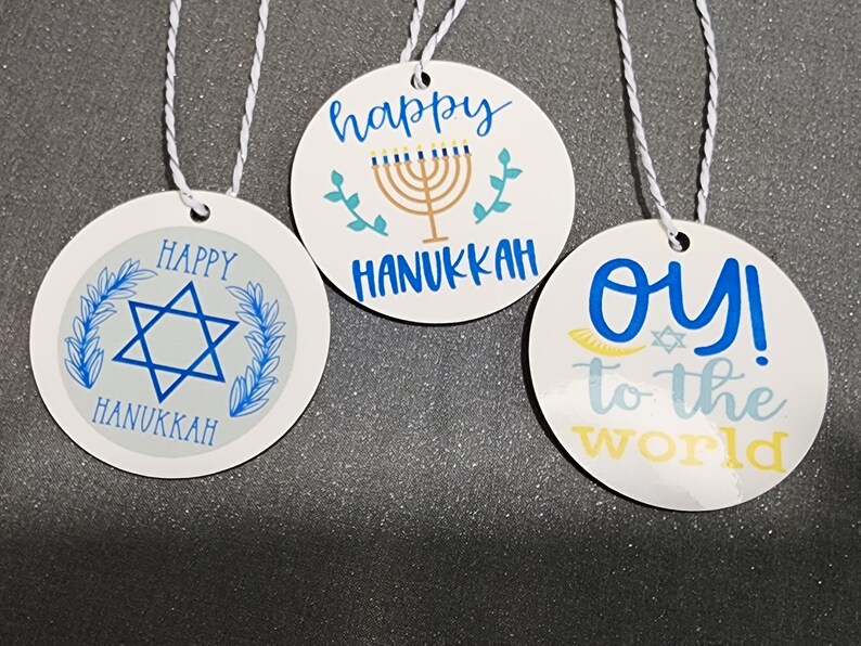 Hanukkah Ornaments Happy Hanukkah misprints Unique and Festive Decor