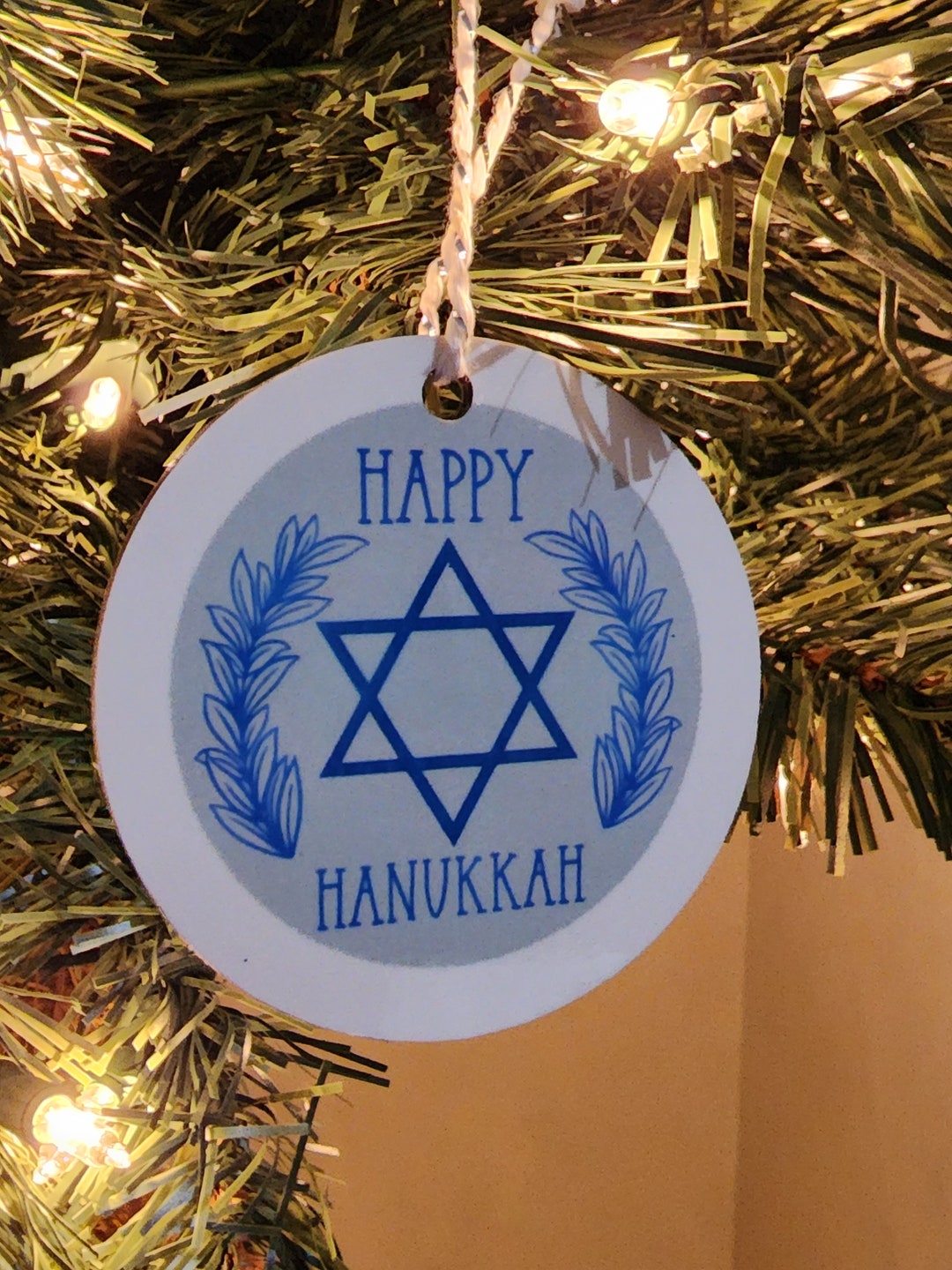 Hanukkah Ornaments Happy Hanukkah misprints Unique and Festive Decor