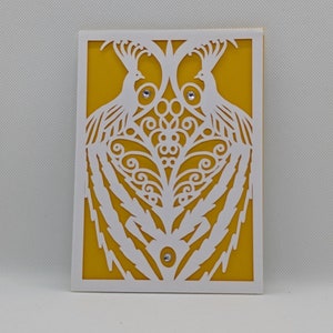Carte de paon, carte de mariage de paon, carte d'anniversaire de paon, carte de douche nuptiale de paon, carte de voeux de paon pour maman, carte de paon faite main