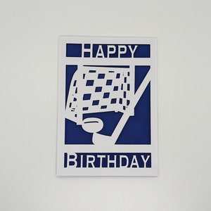 Hockey birthday card, Hockey mom birthday card, ice hockey birthday card for son, ice hockey card for dad, ice hockey coach birthday card
