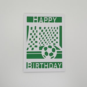Geburtstagskarte Fußball, Geburtstagskarte Fußballkind, Geburtstagskarte Fußballmama, Geburtstagsvater, Fußballcoach Geburtstag, Geburtstag des Fußballspielers