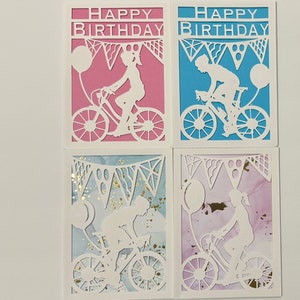 Carte d'anniversaire cycliste, carte d'anniversaire pour motard, carte pour papa cycliste, carte de joyeux anniversaire pour maman cycliste, carte de voeux d'anniversaire cycliste pour ami