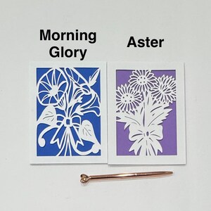 Aster bloemen verjaardagswenskaart, Aster geboortemaand bloem, aster bloemenkaart, aster bloemen september geboortemaand kaart, aster verjaardag