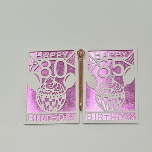50e verjaardagskaart, 60e verjaardag voor vriend, 70e, 75e, 80e verjaardagskaart, 90e verjaardag voor grootouders, mijlpaal wenskaart zus