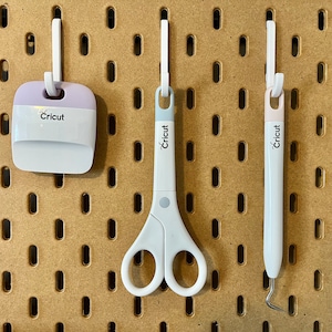 Cricut Accessories Holder U Hook 10-Pack for IKEA SKADIS & UPPSPEL Pegboard