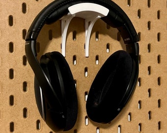 Headphone Gaming Headset Holder for SKADIS and UPPSPEL Pegboard | Organization Accessories for IKEA
