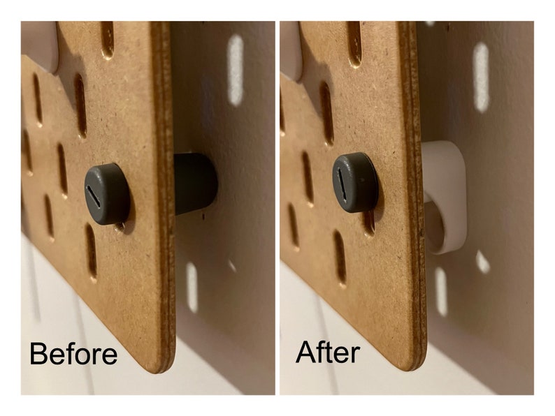 Lower Safety Mounts for SKADIS & UPPSPEL | Ikea Skadis Accessories - Etsy