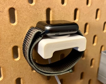Apple Watch Ladestation Halter für IKEA SKADIS und UPPSPEL Pegboards