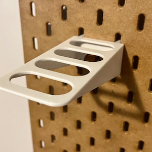 Scissor Pliers Rack for SKADIS and UPPSPELL, Holds 4 Tools | Pegboard IKEA Accessory