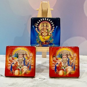 Panchmukhi hanuman g and Panchmukhi Ganesha for wall decor/home decor/Pooja room decor/Mantra Resin Art/door entrance decor