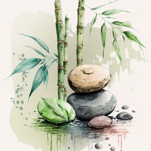 Zen Garden, Stacked Rocks - Canvas, Metal, Acrylic, Framed, or Giclee (Museum Quality Print)  - Mounting Hardware Included!