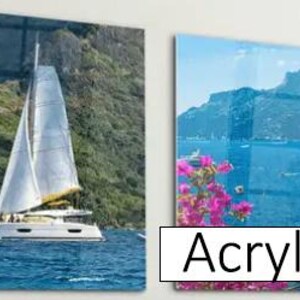 three pictures of a sailboat on the water