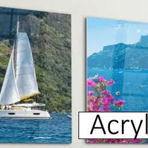 three pictures of a sailboat on the water