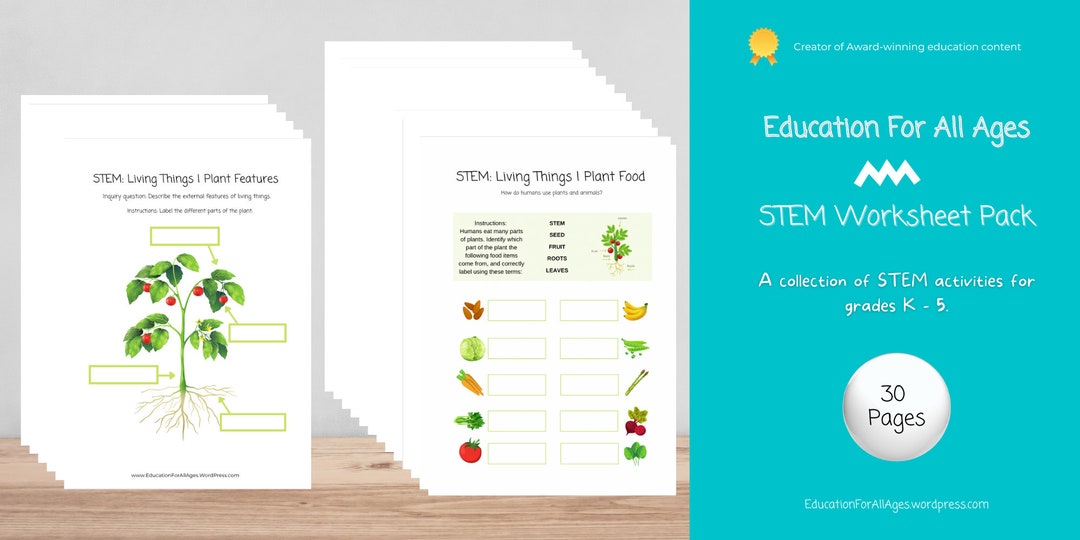 STEM Worksheets | Worksheets for Kids | Science Worksheets | STEM ...