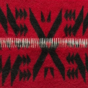 Pendleton Wool Fabric, 9.5 X 63, Native American Design, Napped Blanket ...