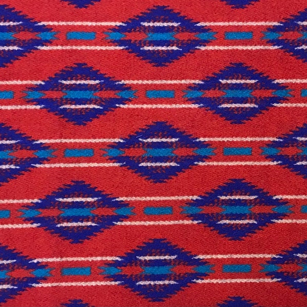 Pendleton Wool Fabric, 19” X 19”,  “Little Chemawa” Design, Blanket-Weight