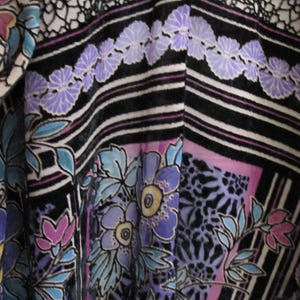 Anthropologie Burn Out Kimono Duster Boho Colorful Casually Elegant image 9