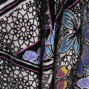 Anthropologie Burn Out Kimono Duster Boho Colorful Casually Elegant image 7