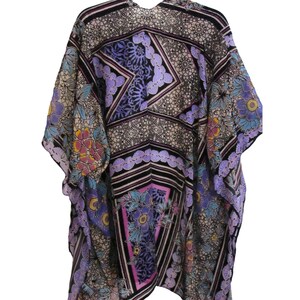 Anthropologie Burn Out Kimono Duster Boho Colorful Casually Elegant image 2