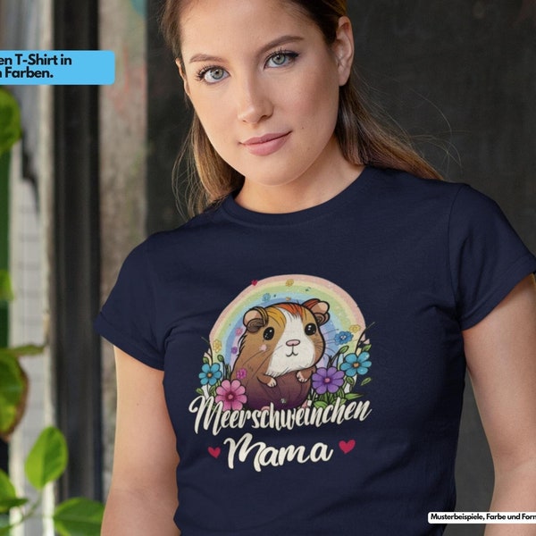 Kawaii, Meerschweinchen, Mama, T-Shirt, für Frauen, 24h Express-Produktion