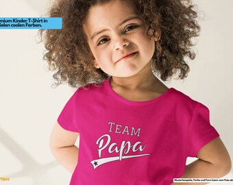 Premium Kinder T-Shirt - Team Papa