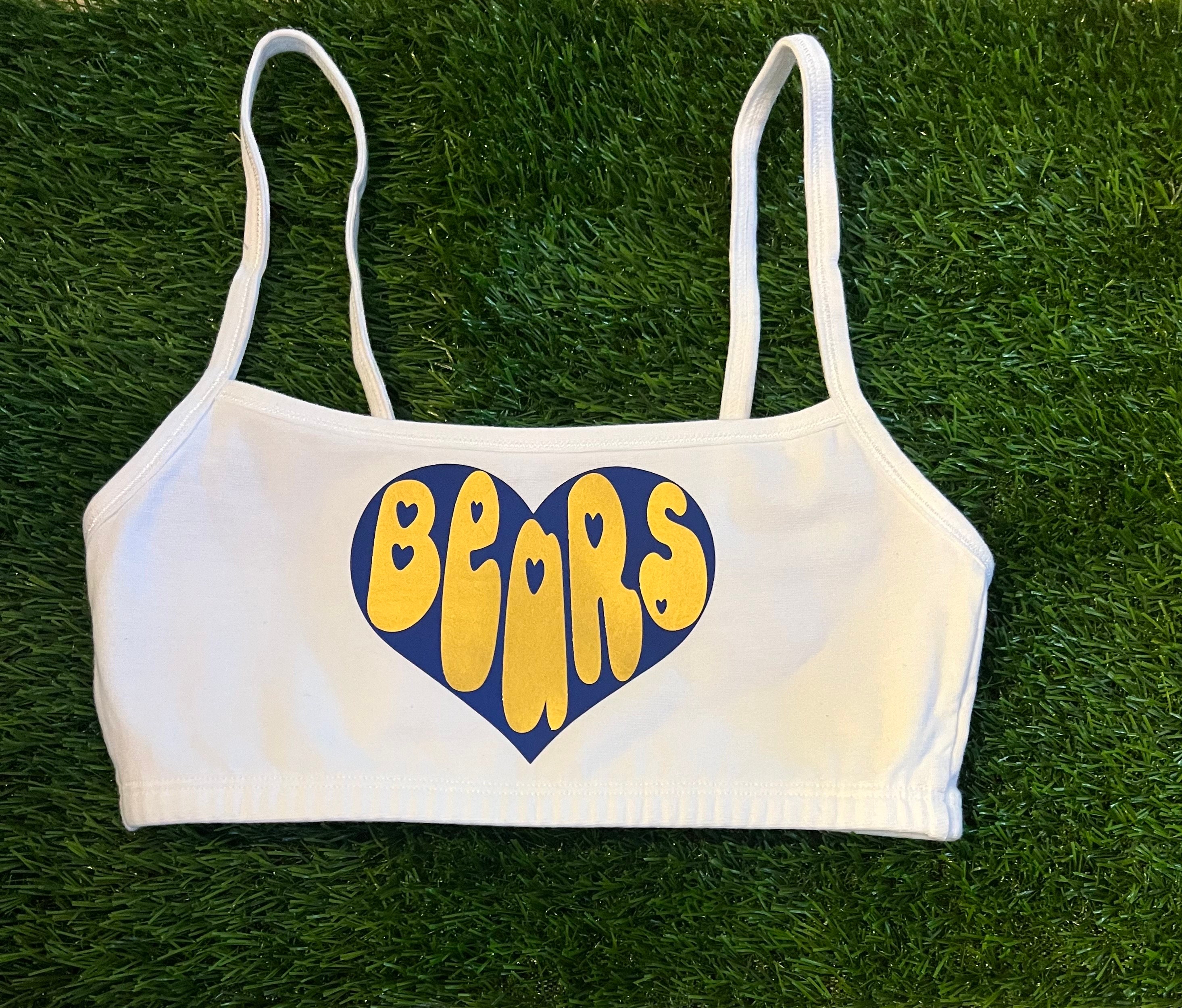 Custom Made Badger B-sport Girls Bra Top 2636 Vinyl or Glitter Print  Customized All Colors 