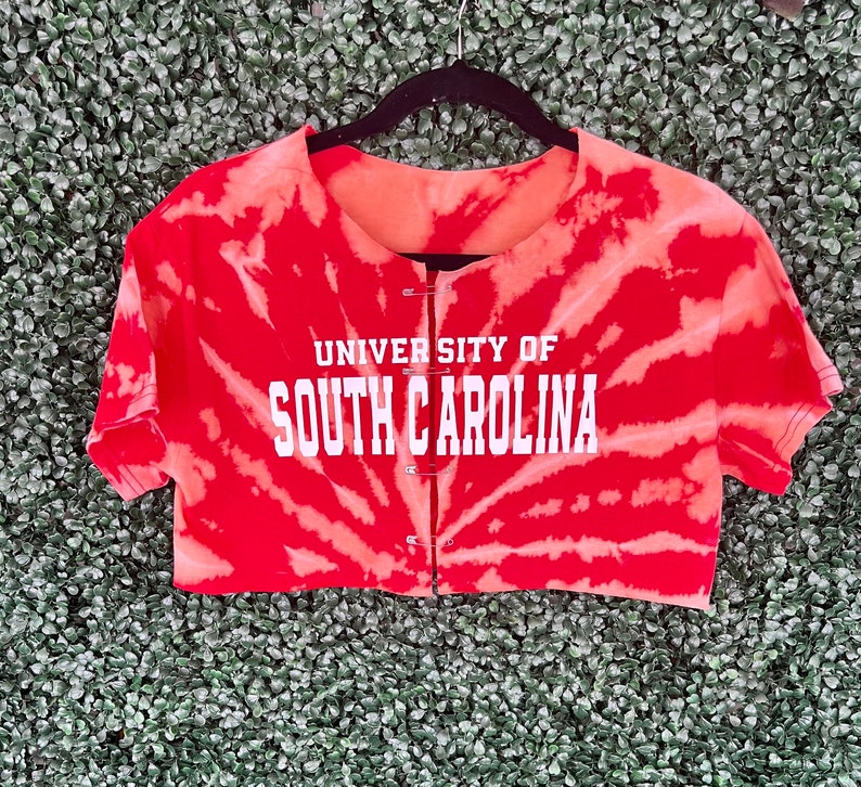 Custom College Cropped Safety Pin Tshirt for Any School / Etsy