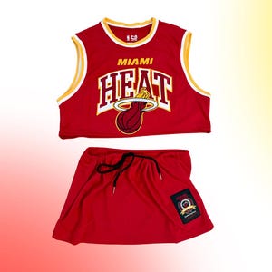 miami heat basketball jersey dress Miami Heat Basketball Baby Toddler Girls Dress * You Choose the Size *