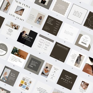 50+ Social Media Canva Templates | Luxe & Minimal Canva Social and ...