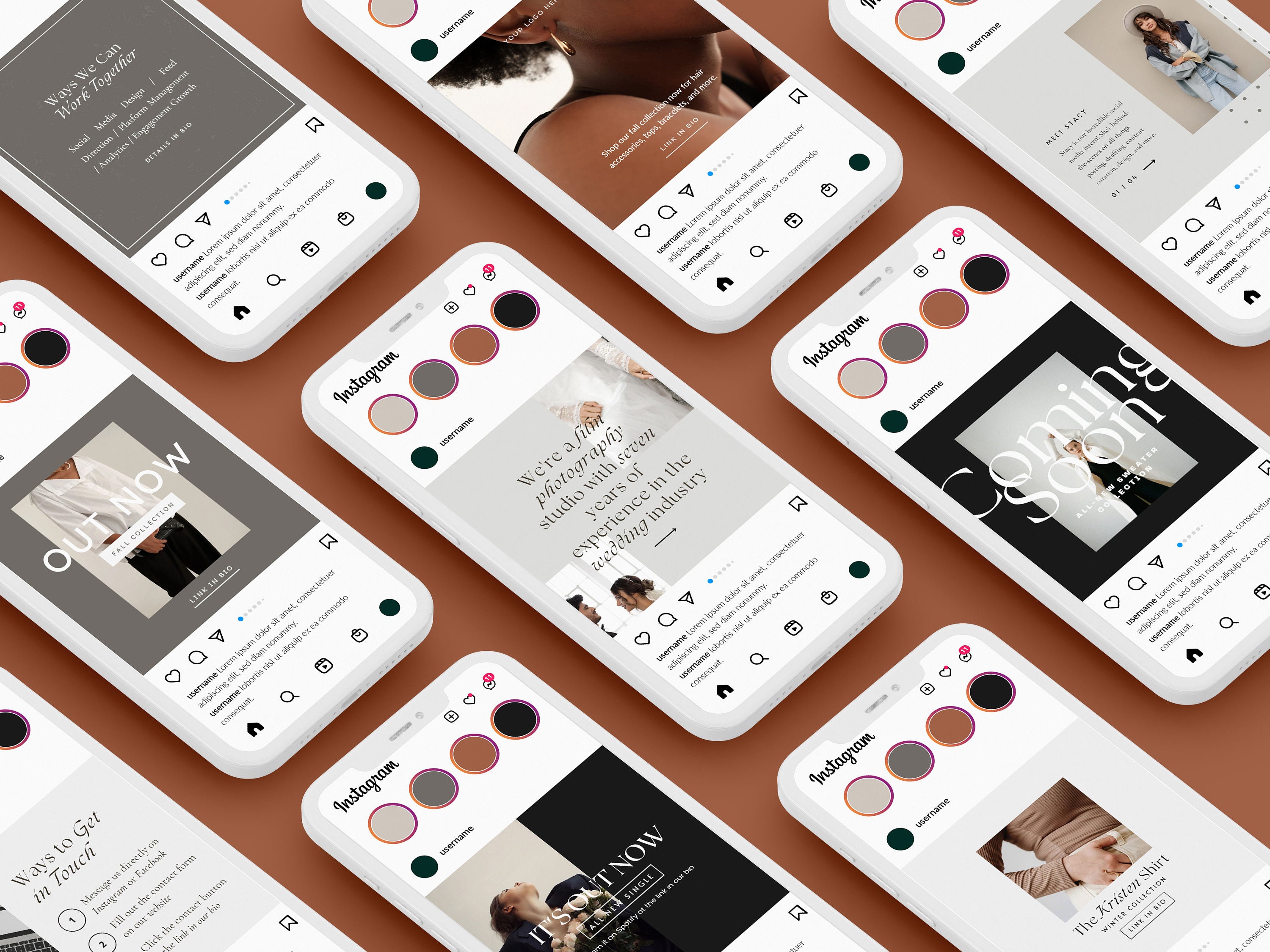 50+ Social Media Canva Templates | Luxe & Minimal Canva Social and ...