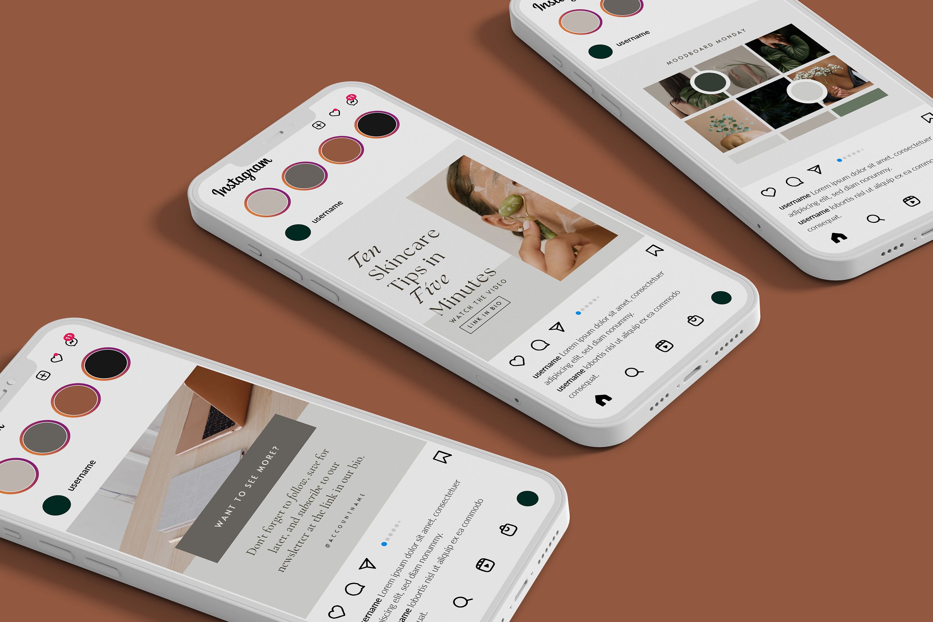 50+ Social Media Canva Templates | Luxe & Minimal Canva Social and ...
