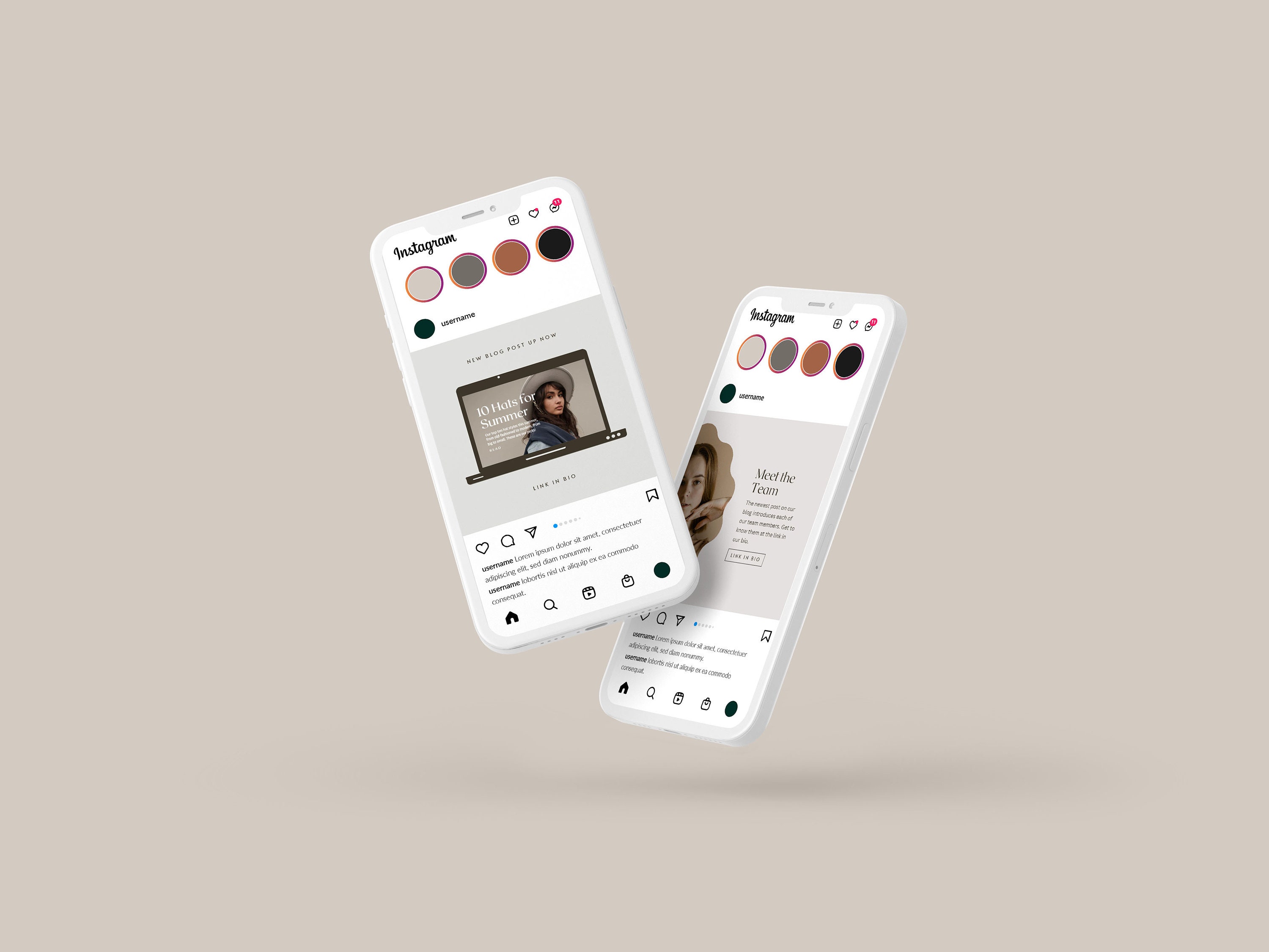 50+ Social Media Canva Templates | Luxe & Minimal Canva Social and ...
