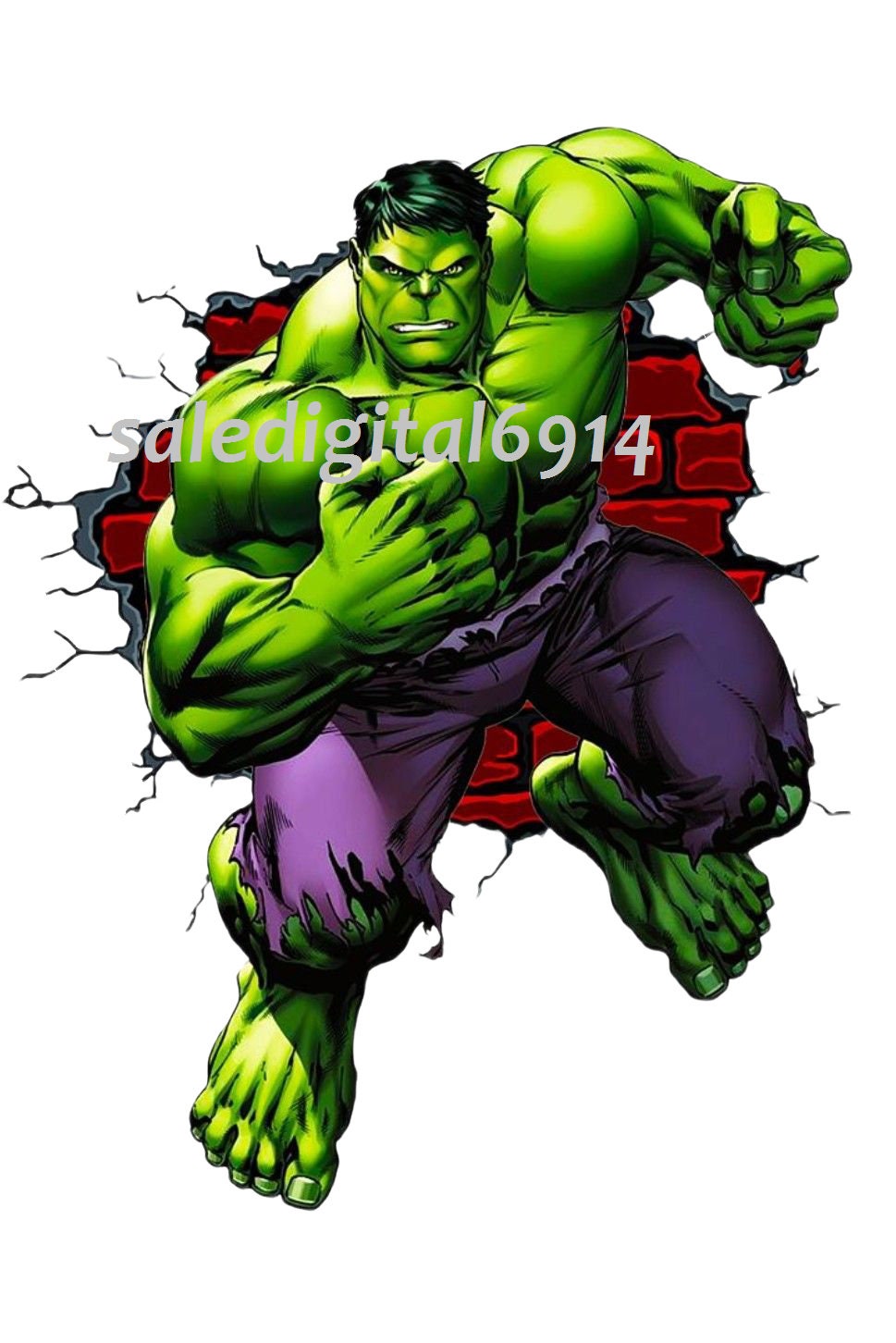 Hulk Wall Art - Etsy