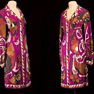 Vintage, Emilio Pucci, 1960s mod dress, saks fifth avenue, 60s psychedelic, Pucci Dress, Italian dress, Emilio Pucci dress