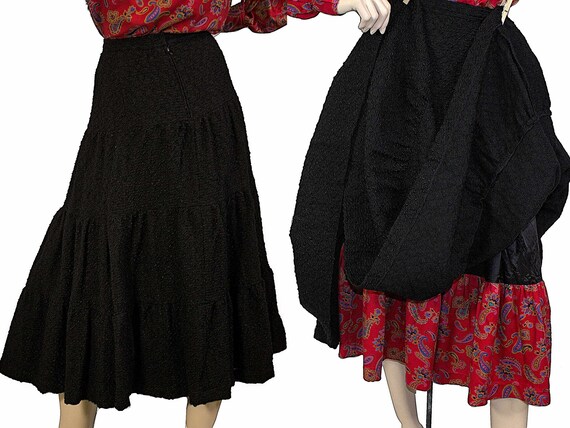 Koos van den Akker, vintage skirt suit, quilted j… - image 9